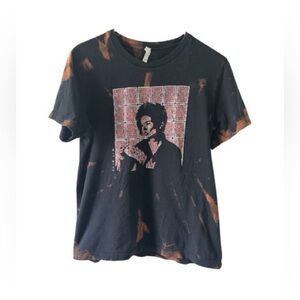 Bella + Canvas Graphic Tee – Size Medium – Custom Bleach Dyed